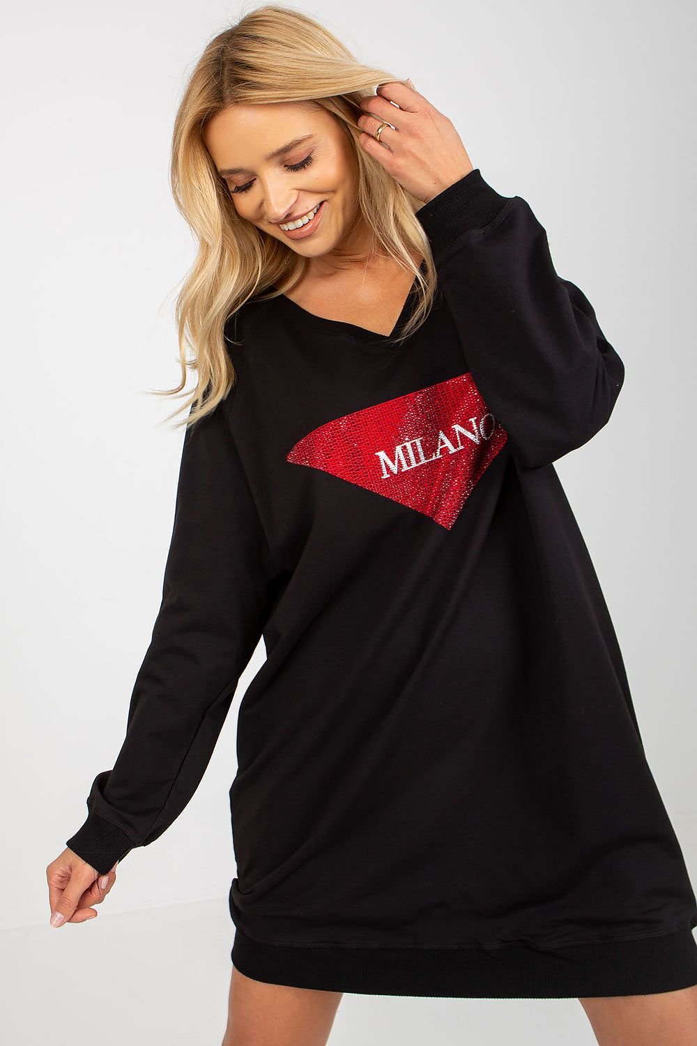 Sweatshirt model 206026 Black by Factory Price - One Size