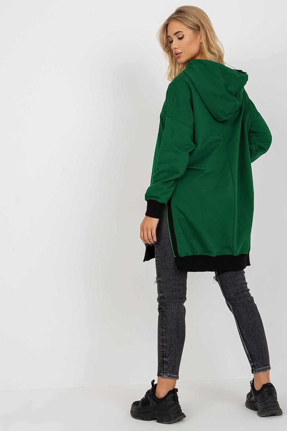 Sweatshirt model 206033 Green by Factory Price - One Size