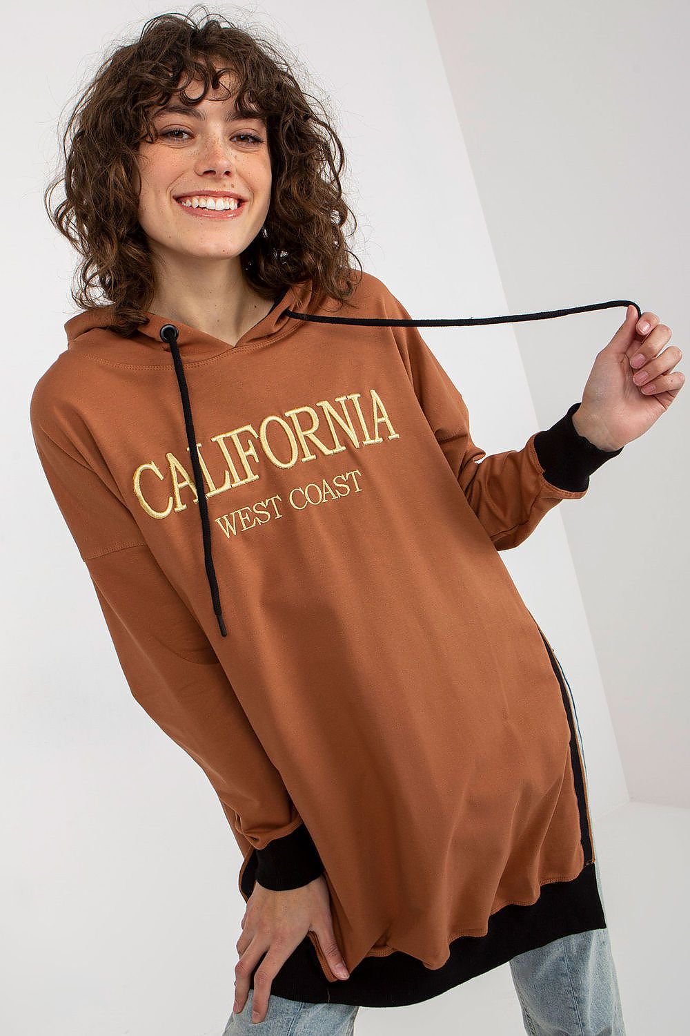 Sweatshirt model 206034 Brown by Factory Price - One Size