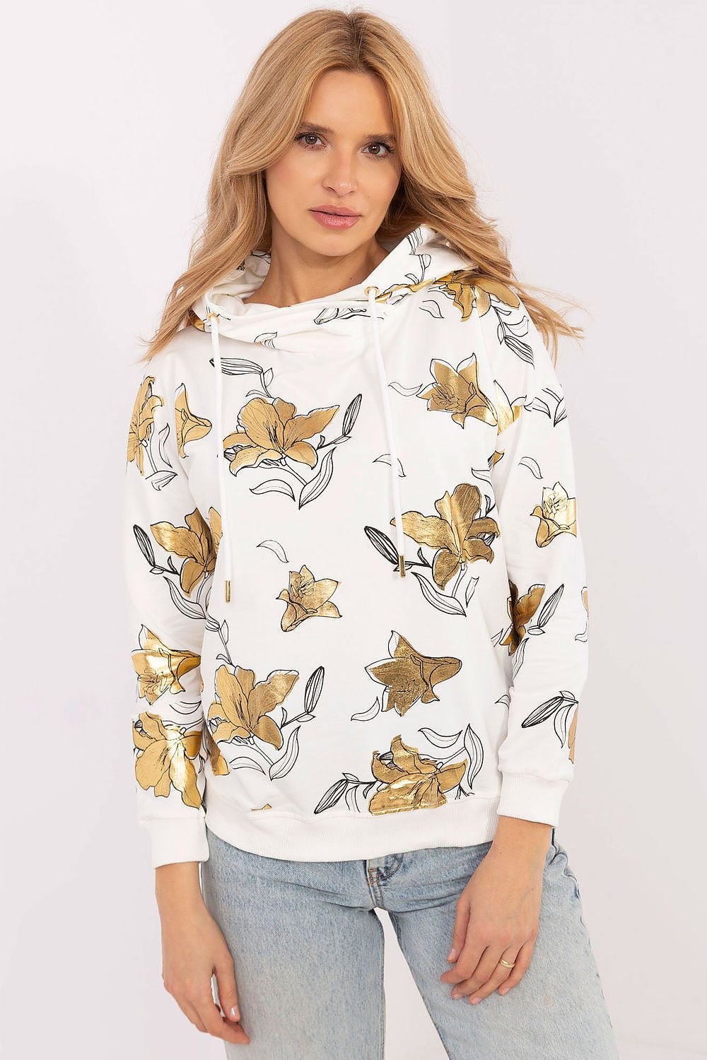 Sweatshirt model 206048 Beige by Factory Price - Sweatshirts