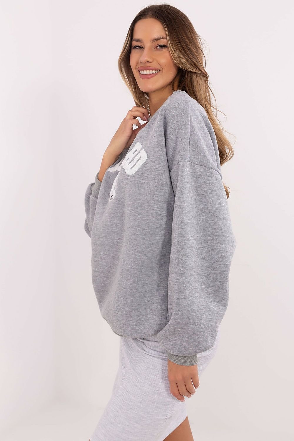 Sweatshirt model 206135 Grey by Factory Price - One Size