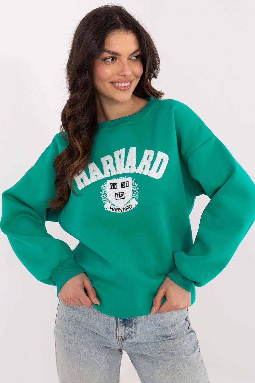 Sweatshirt model 206375 Green by Factory Price - One Size