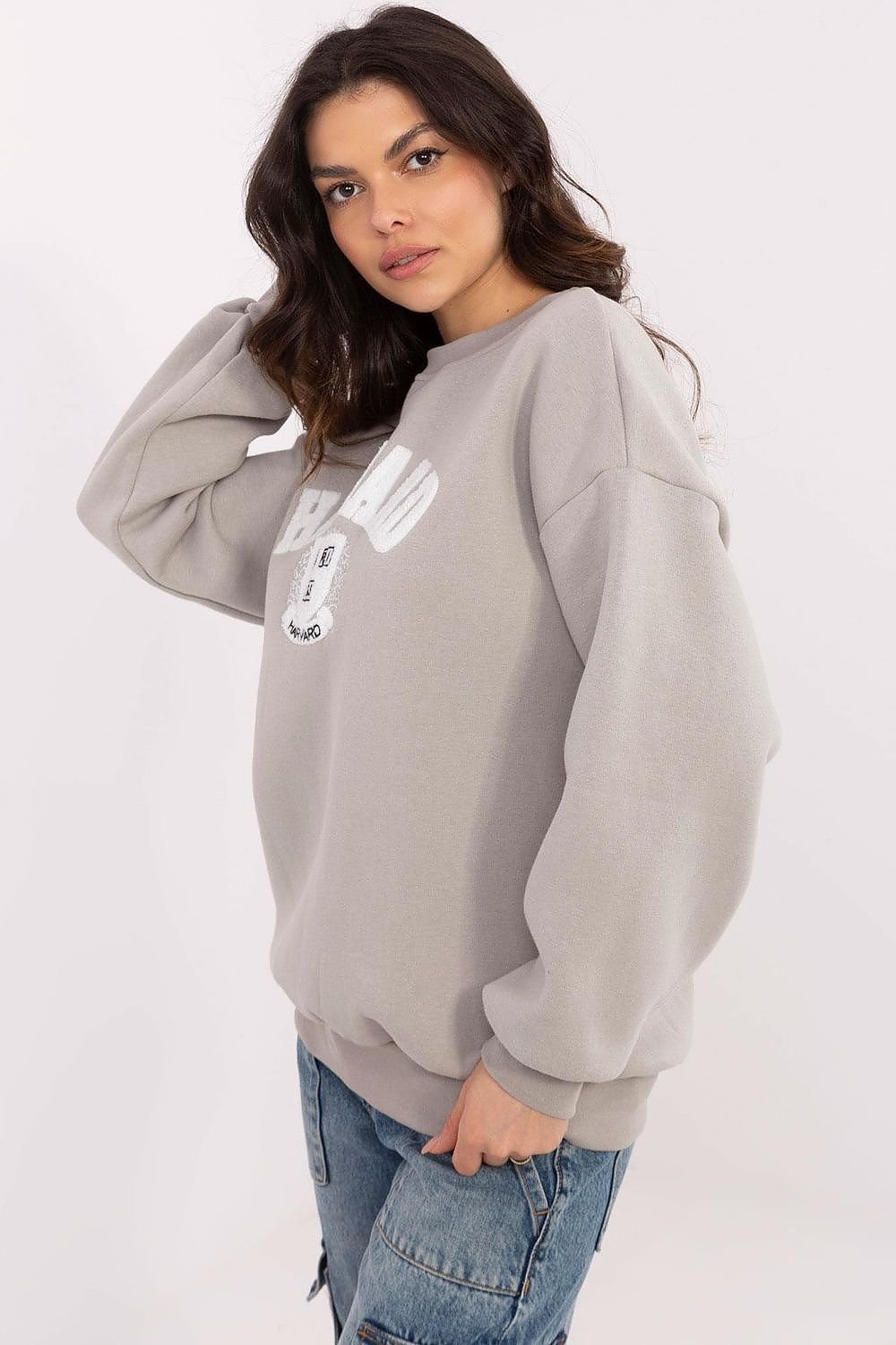 Sweatshirt model 206376 Grey by Factory Price - One Size