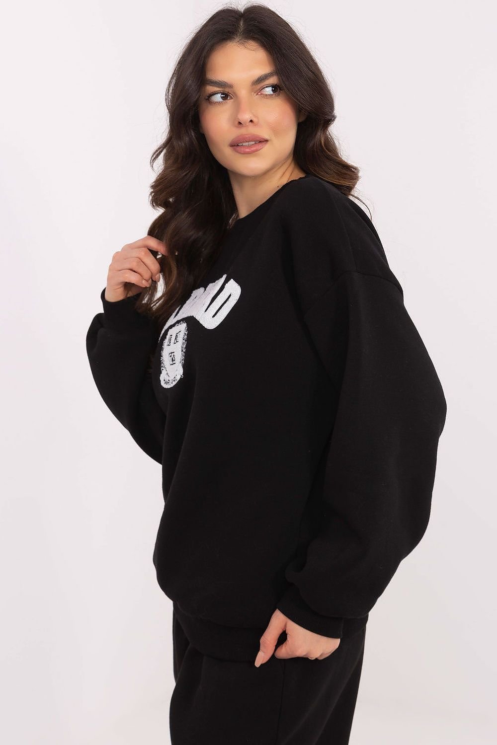 Sweatshirt model 206380 Black by Factory Price - One Size