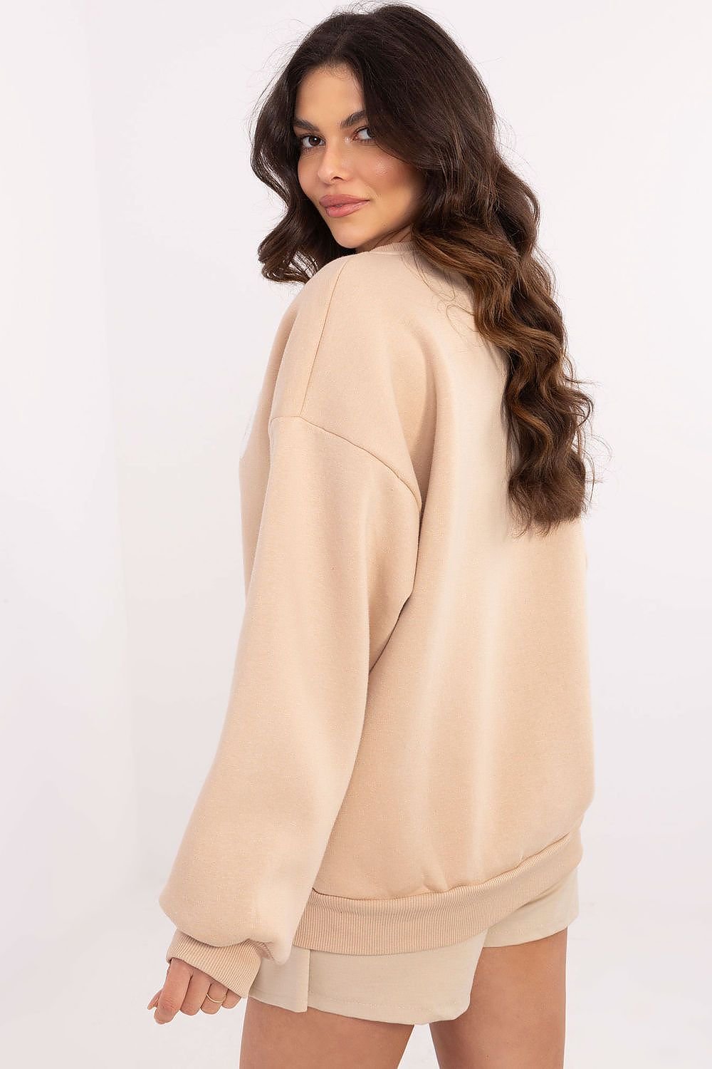 Sweatshirt model 206382 Beige by Factory Price - One Size