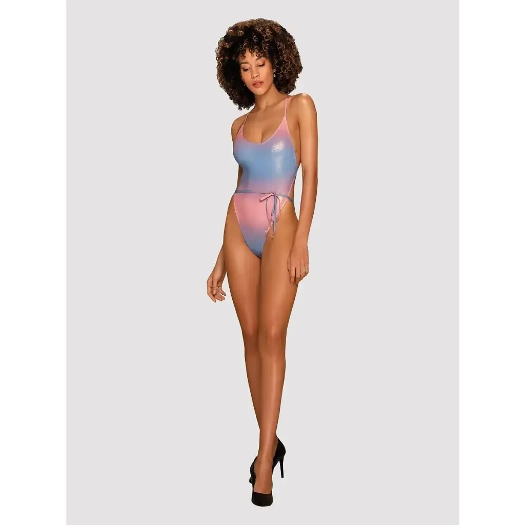 Swimsuit one piece model 168110 Multicolor by Obsessive -