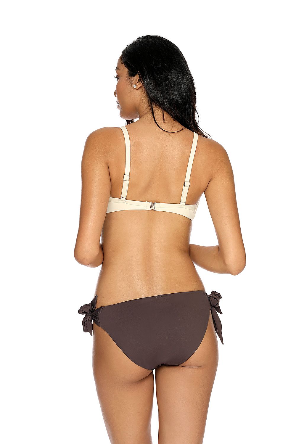 Swimsuit two piece model 177526 Beige by Etna - Two-Piece