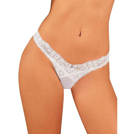 T-backs thong model 180765 White by Obsessive - Panties