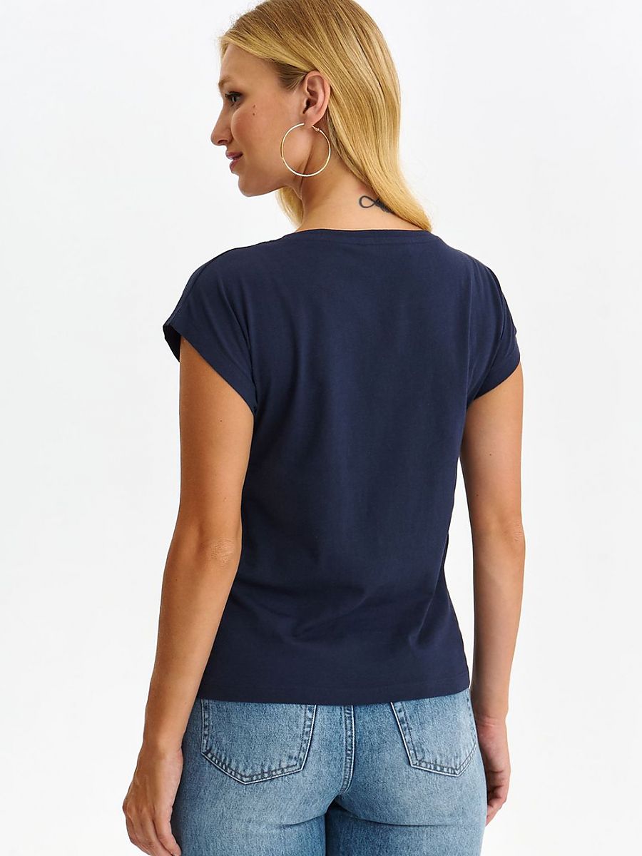 T-shirt Blue by Top Secret - T-Shirts