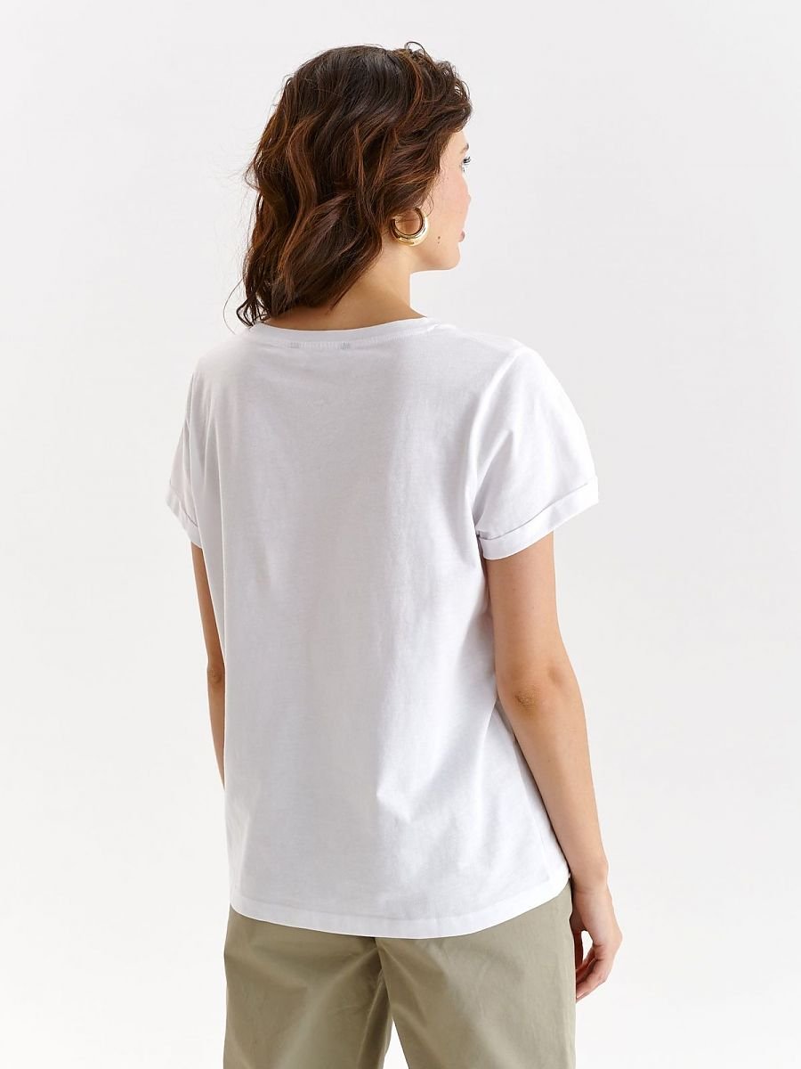 T-shirt White by Top Secret - T-Shirts