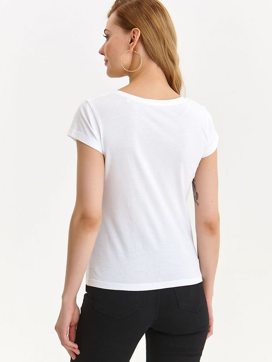 T-shirt White by Top Secret - T-Shirts