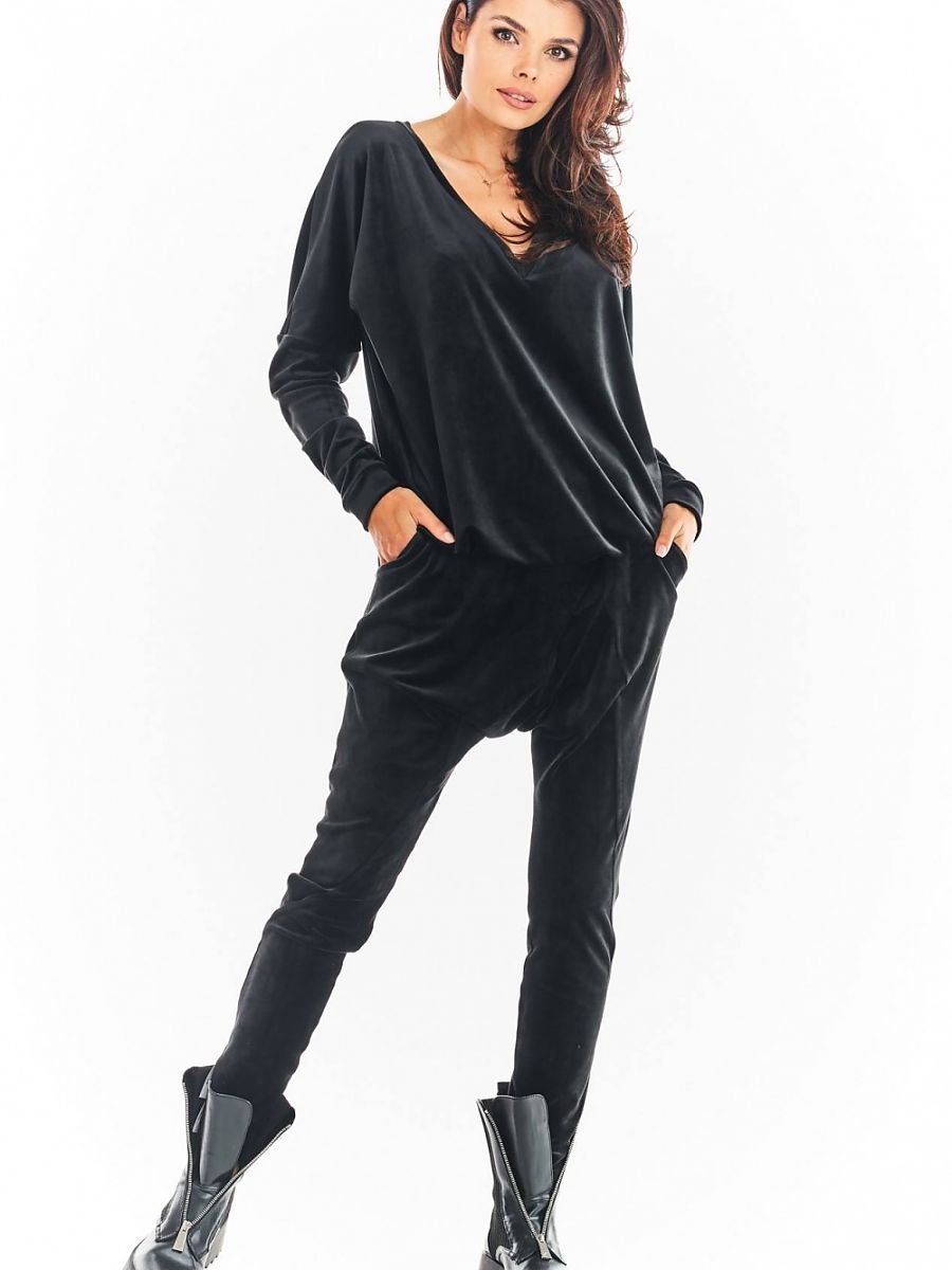 Tracksuit trousers model 149776 Black by awama - Tracksuit