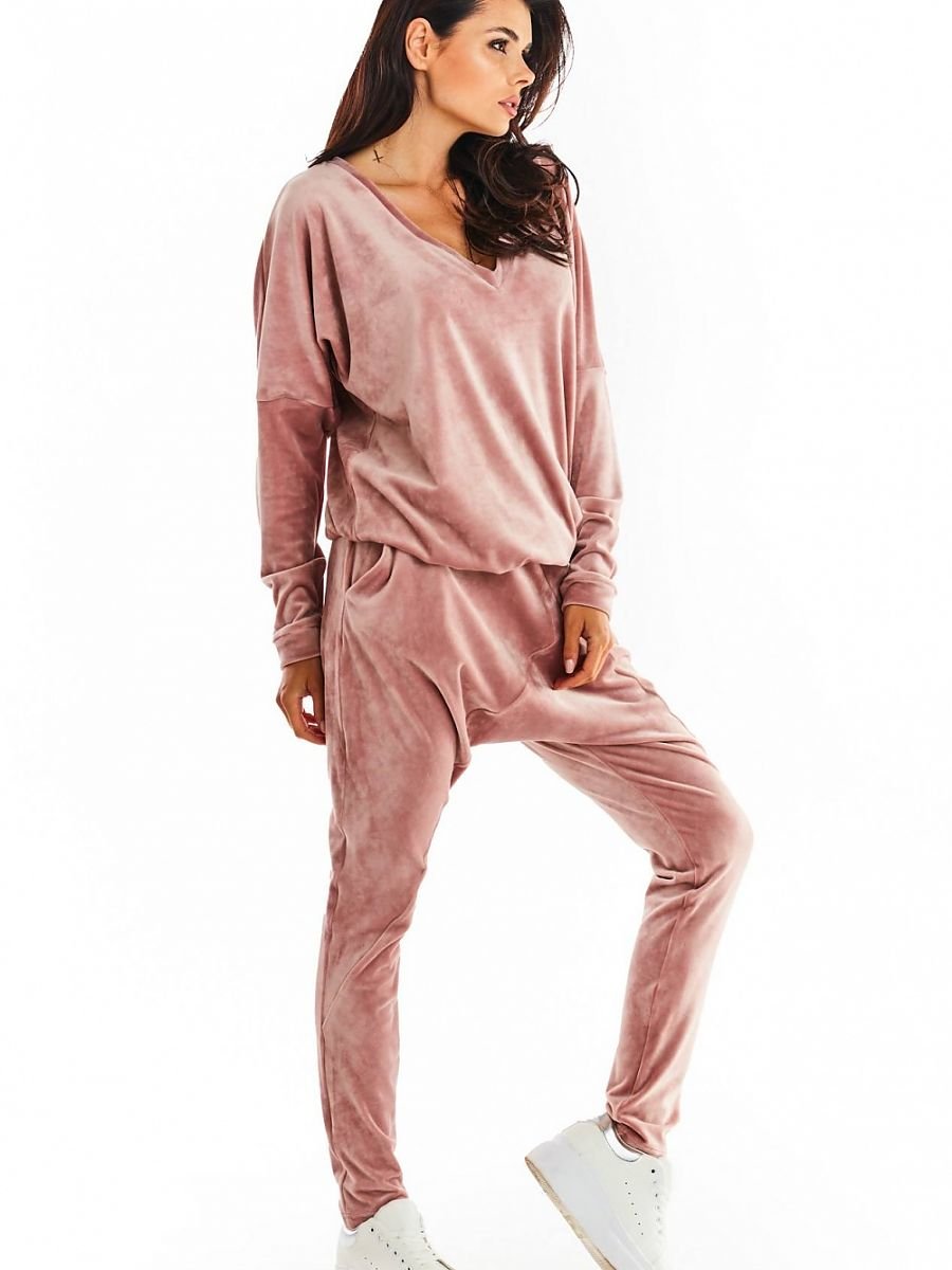 Tracksuit trousers model 149777 Pink by awama - Tracksuit