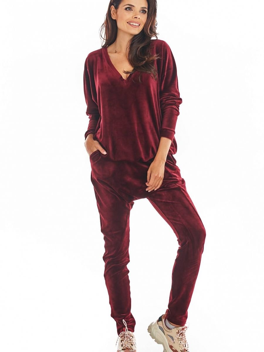 Tracksuit trousers model 149778 Red by awama - Tracksuit