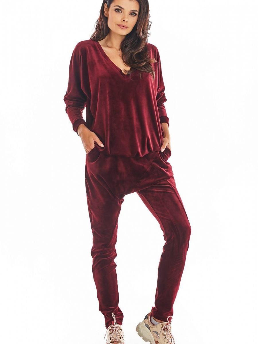 Tracksuit trousers model 149778 Red by awama - Tracksuit