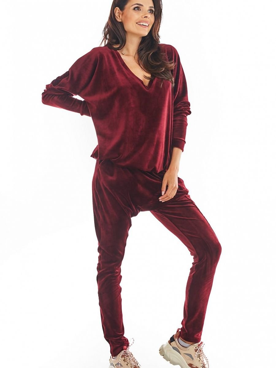 Tracksuit trousers model 149778 Red by awama - Tracksuit