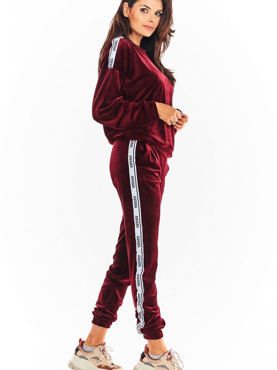 Tracksuit trousers model 149802 Red by awama - Tracksuit