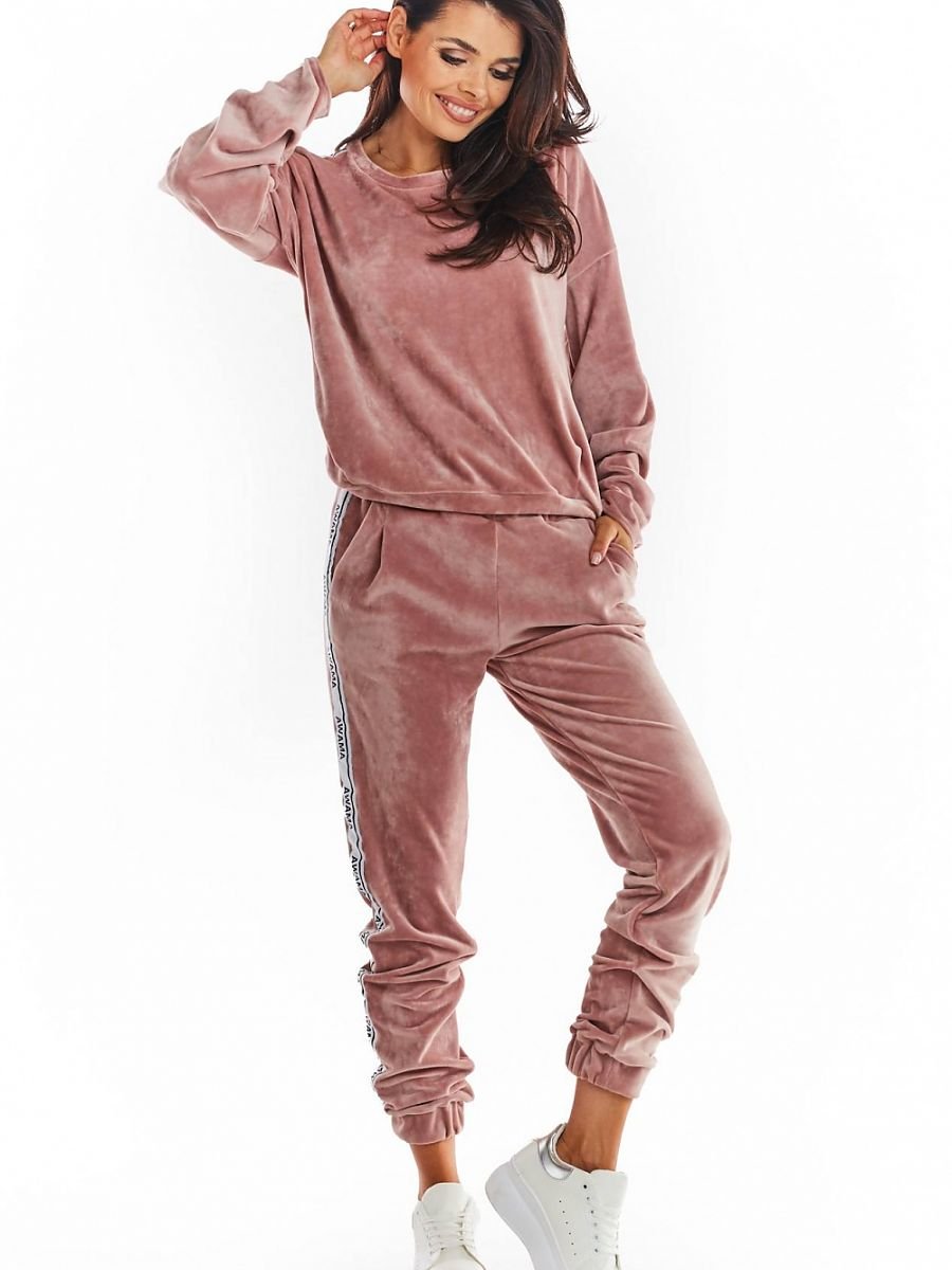 Tracksuit trousers model 149803 Pink by awama - Tracksuit