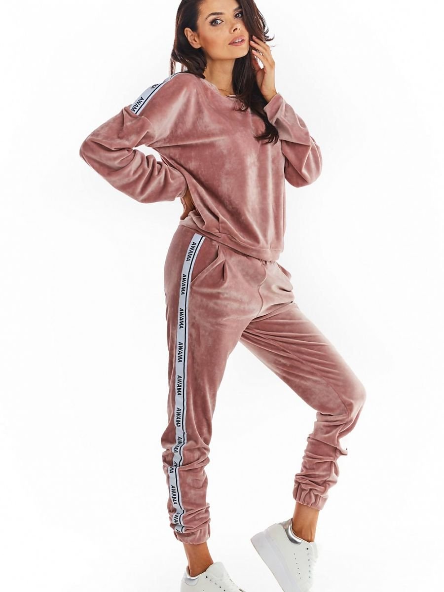 Tracksuit trousers model 149803 Pink by awama - Tracksuit