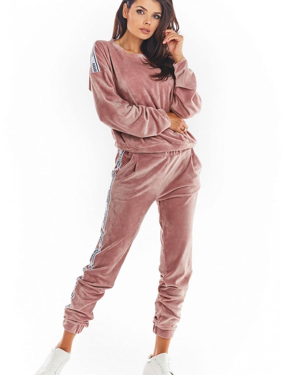 Tracksuit trousers model 149803 Pink by awama - Tracksuit