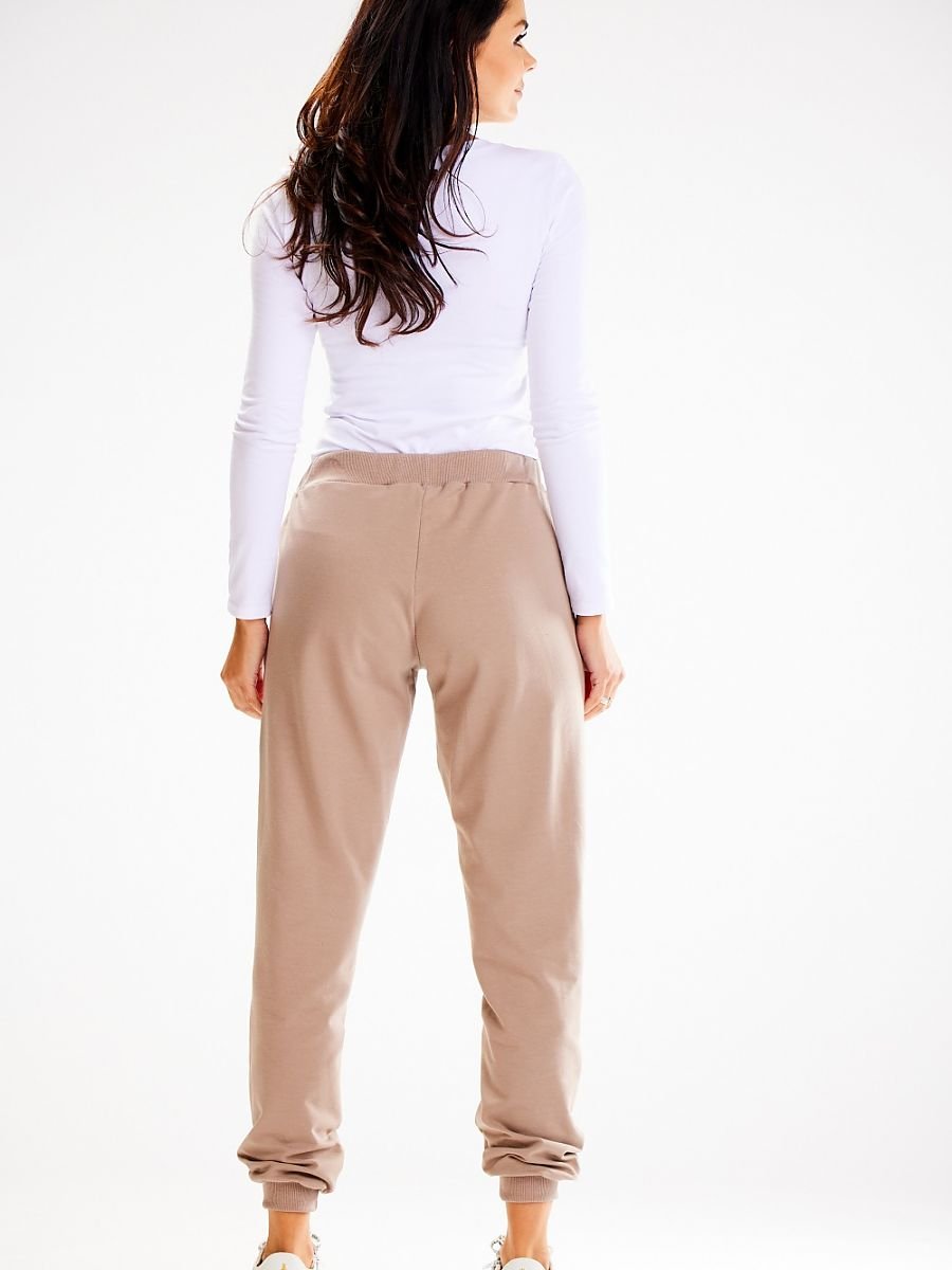 Tracksuit trousers model 187141 Beige by awama - Tracksuit