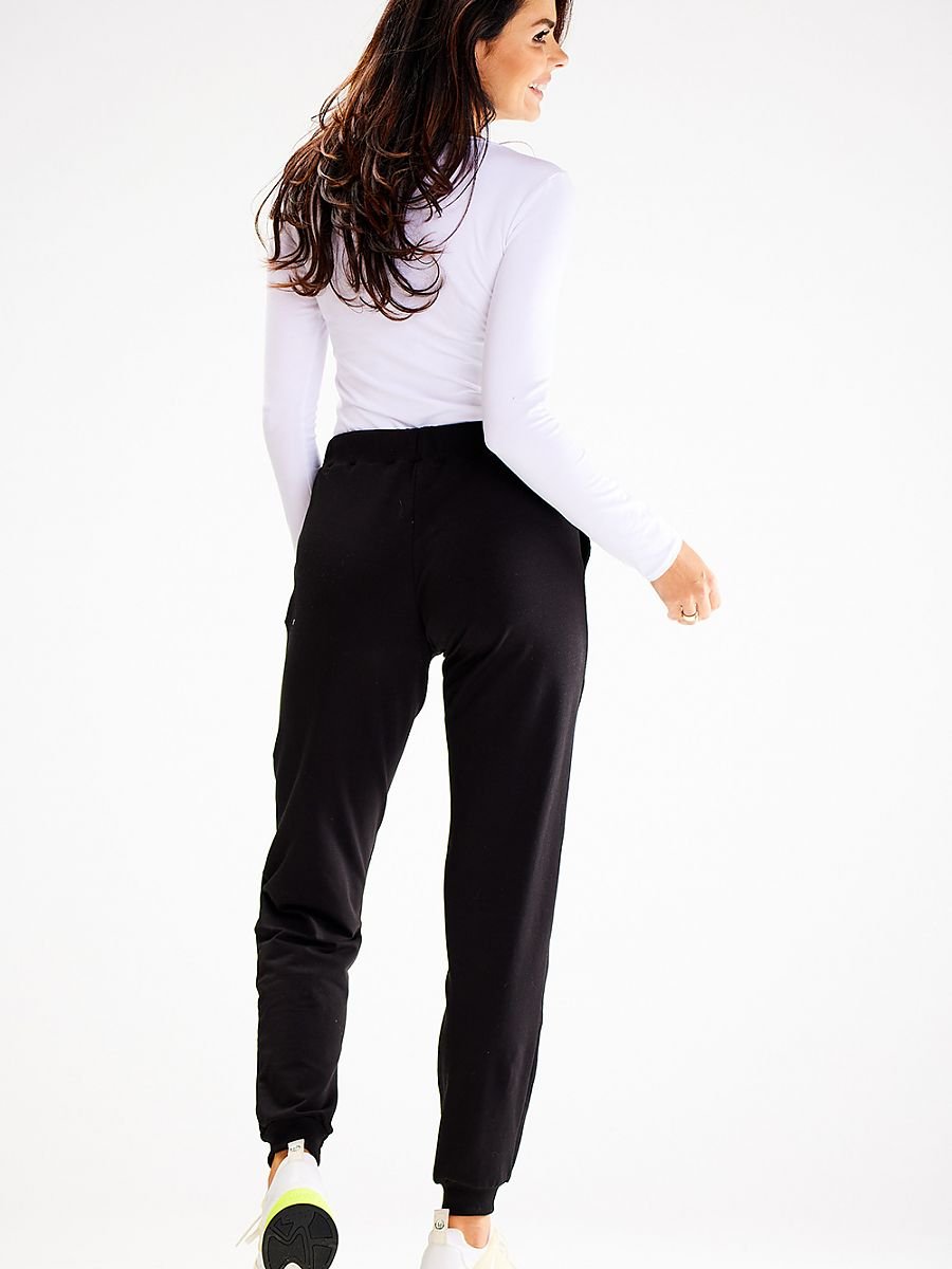 Tracksuit trousers model 187143 Black by awama - Tracksuit