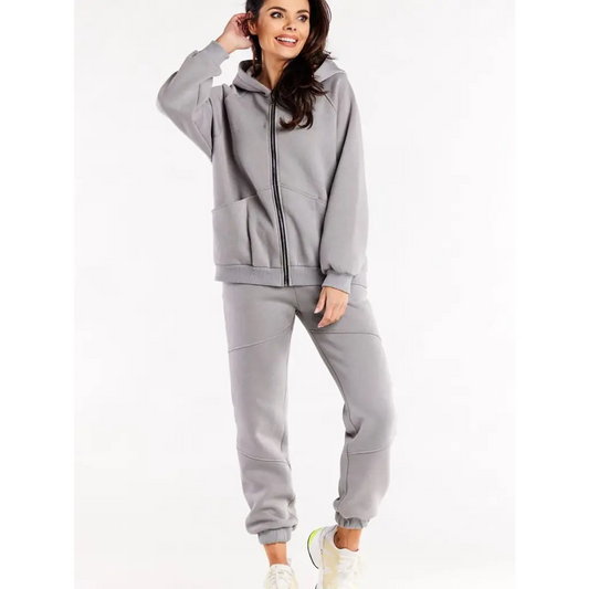 Tracksuit trousers model 188028 Grey by Infinite You -