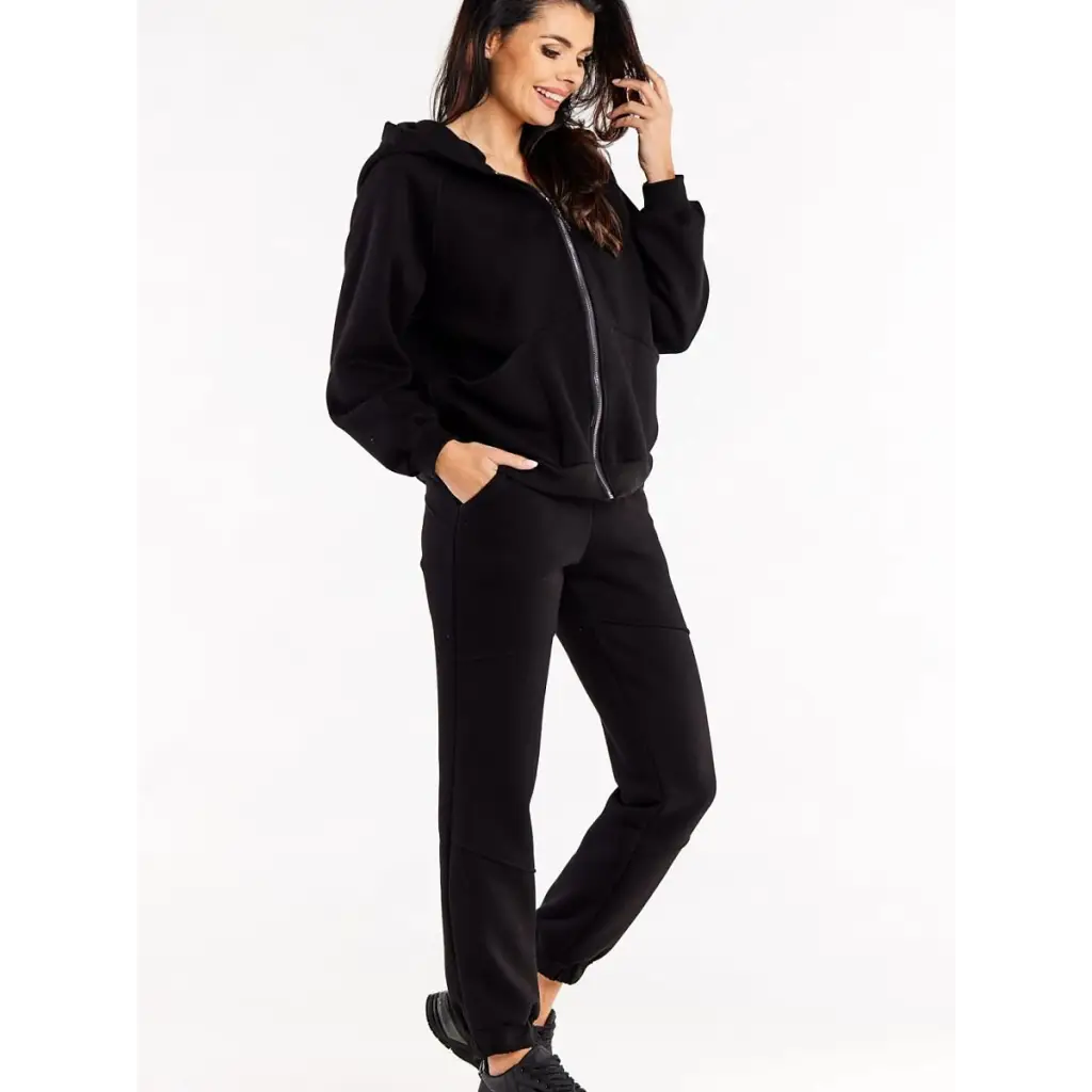 Tracksuit trousers model 188029 Black by Infinite You -