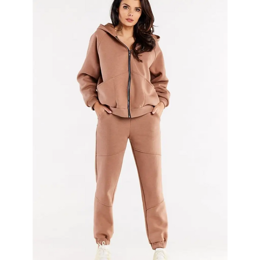 Tracksuit trousers model 188030 Beige by Infinite You -