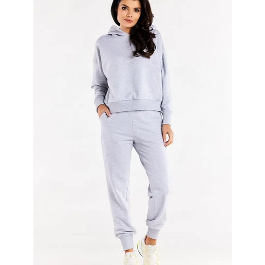 Tracksuit trousers model 188043 Grey by Infinite You -