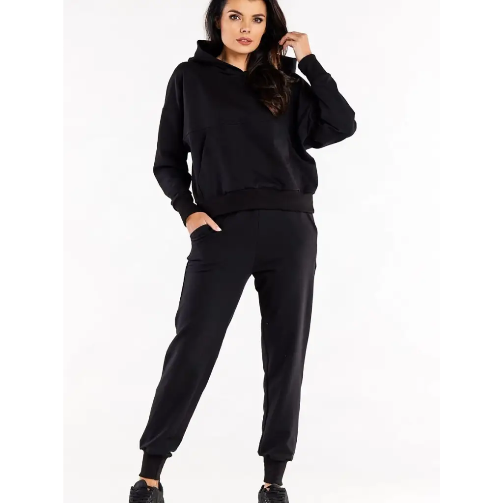 Tracksuit trousers model 188044 Black by Infinite You -