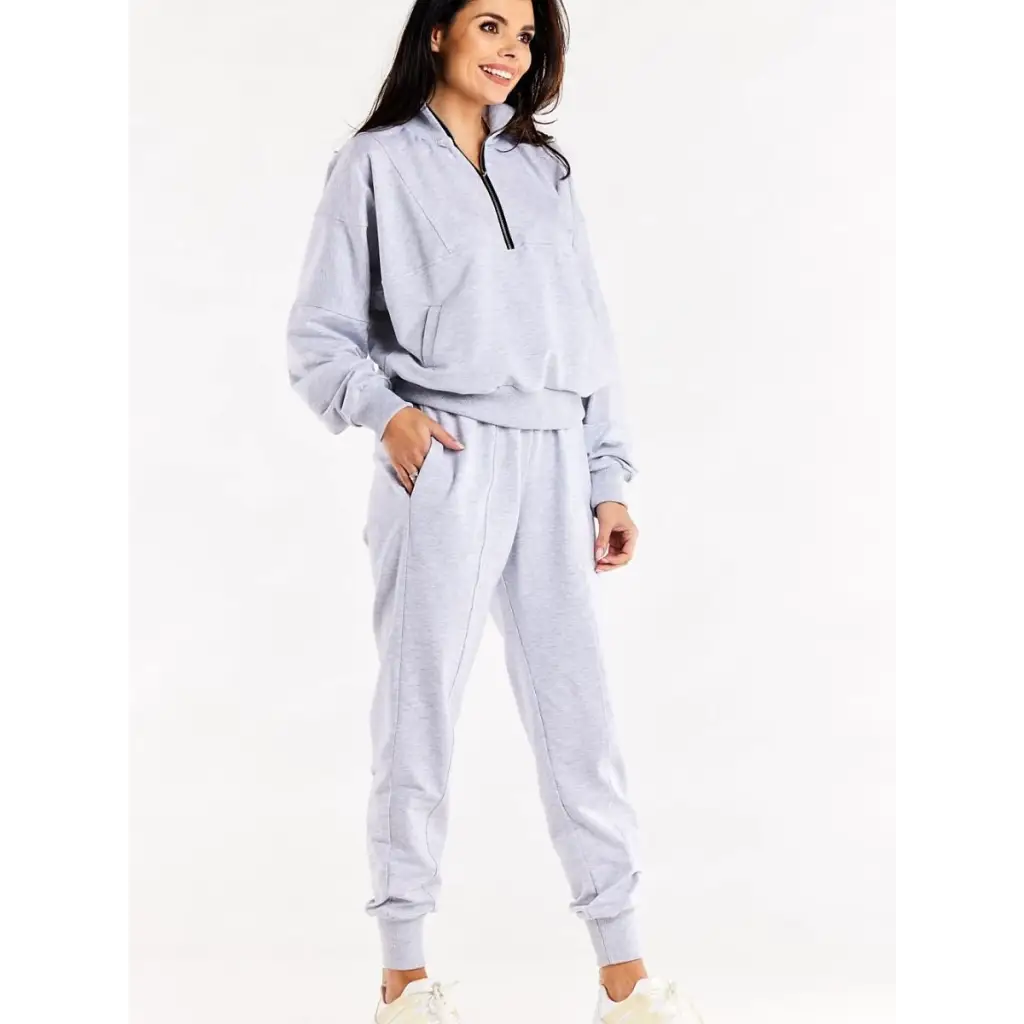 Tracksuit trousers model 188049 Grey by Infinite You -