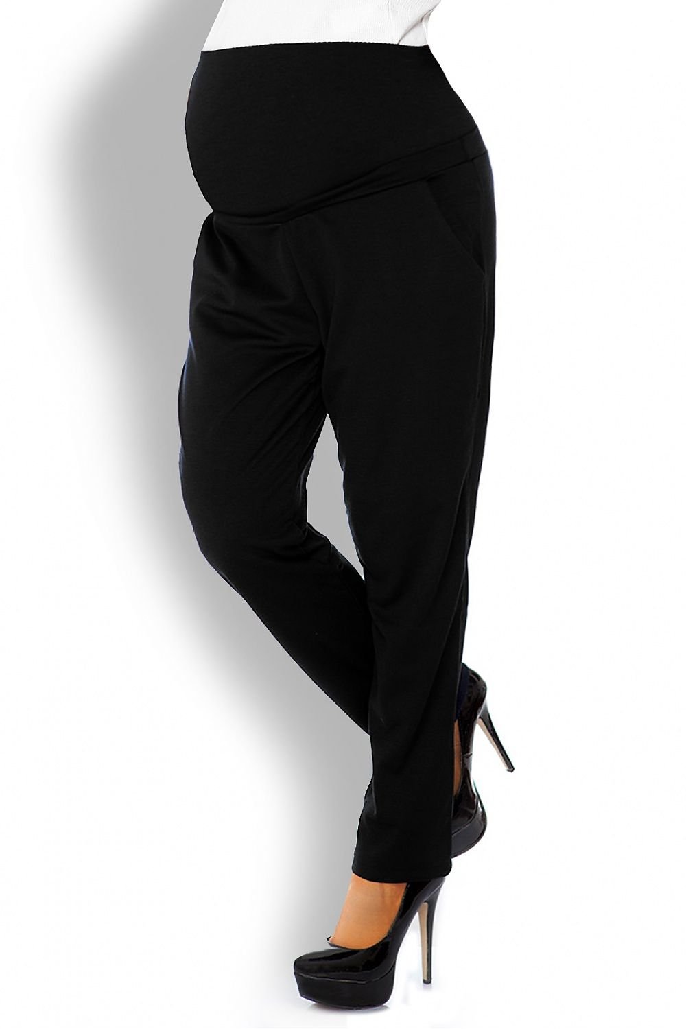 Trousers model 126082 Black by PeeKaBoo - Leggings