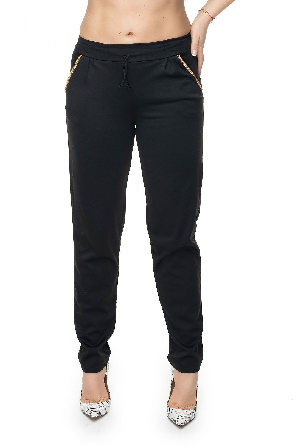 Trousers model 131929 Black by PeeKaBoo - One Size Women’s