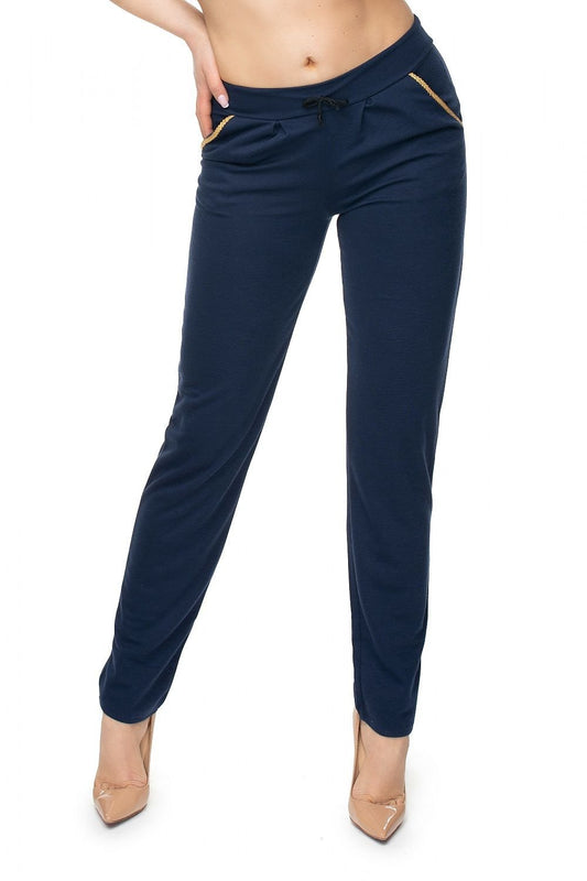 Trousers model 131930 Navy Blue by PeeKaBoo - One Size