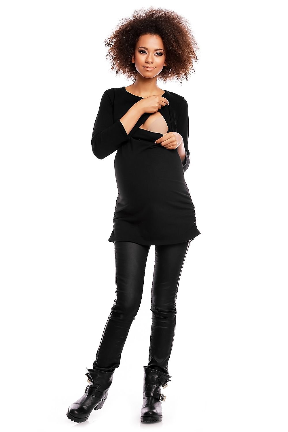 Tunic model 84456 Black by PeeKaBoo - Tunics