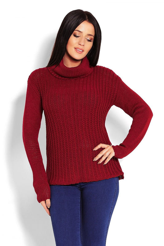 Turtleneck model 123409 Red by PeeKaBoo - One Size