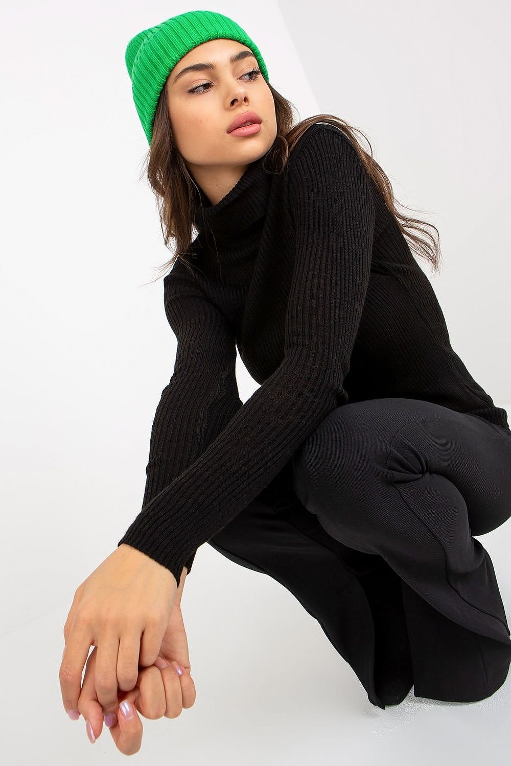Turtleneck model 184947 Black by Factory Price - One Size