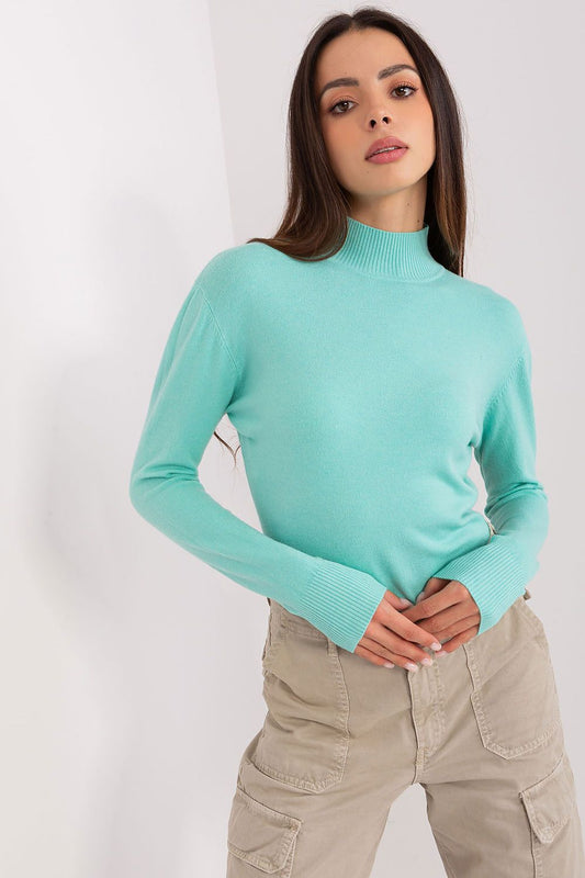 Turtleneck model 185539 Green by Factory Price - Turtlenecks