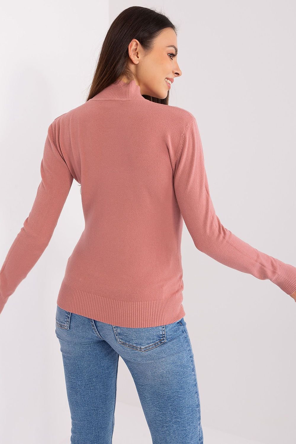 Turtleneck model 185545 Pink by Factory Price - Turtlenecks