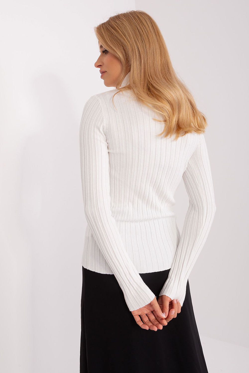 Turtleneck model 185553 Beige by Factory Price - Turtlenecks