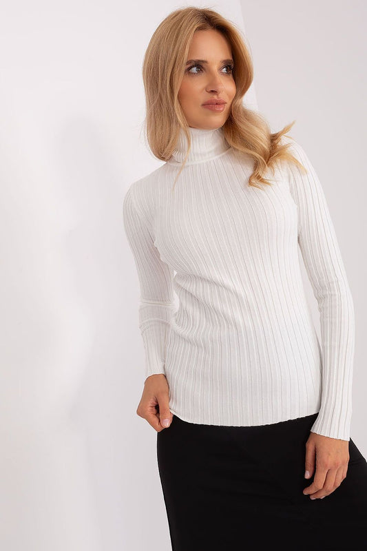 Turtleneck model 185553 Beige by Factory Price - Turtlenecks