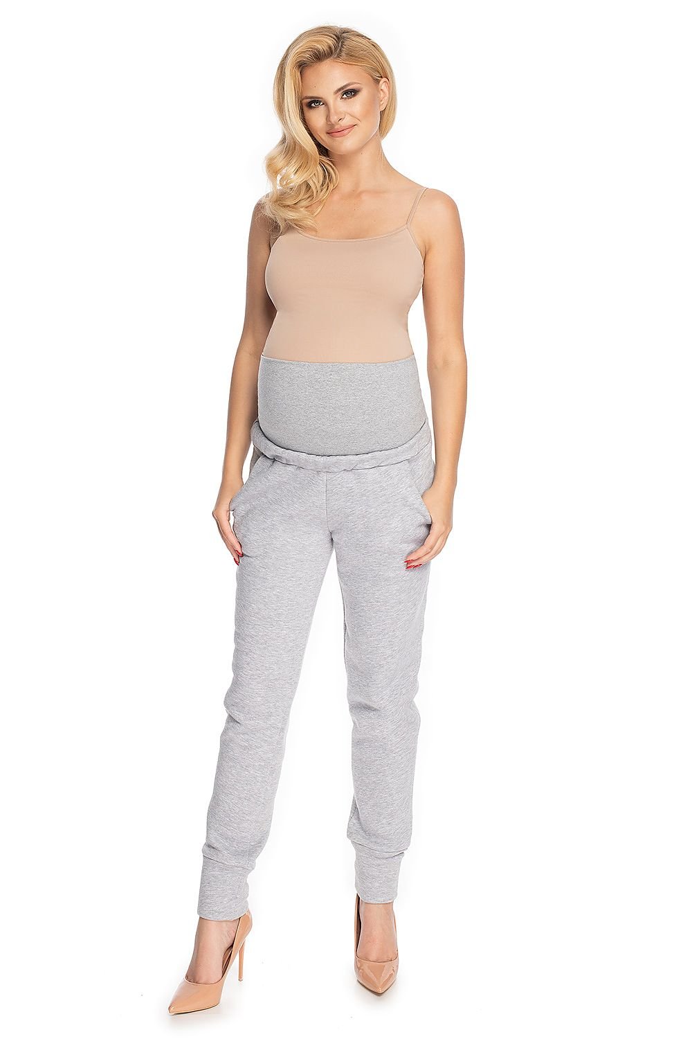 Women trousers model 147523 Grey by PeeKaBoo - Sweatpants