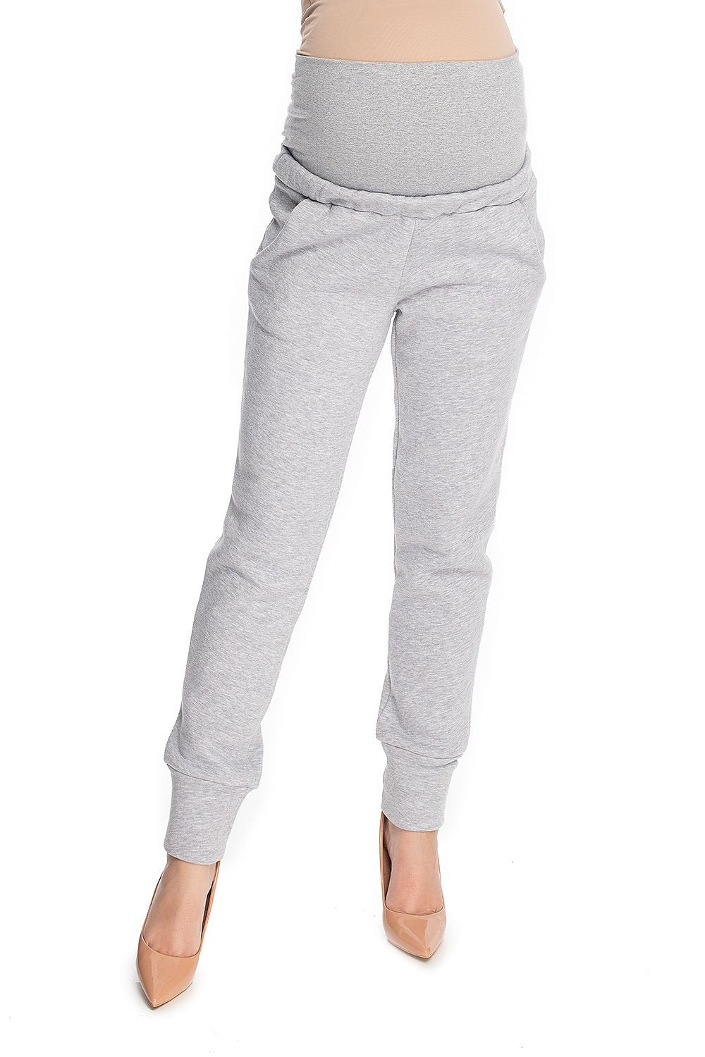 Women trousers model 147523 Grey by PeeKaBoo - Sweatpants