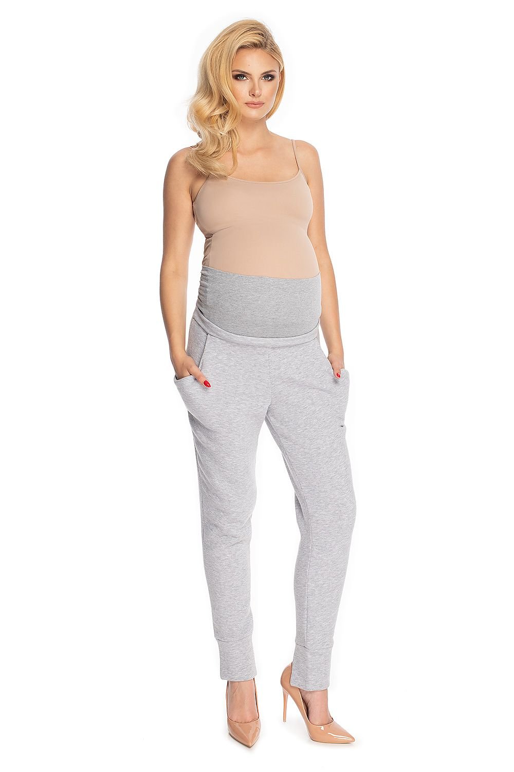 Women trousers model 147525 Grey by PeeKaBoo - Sweatpants