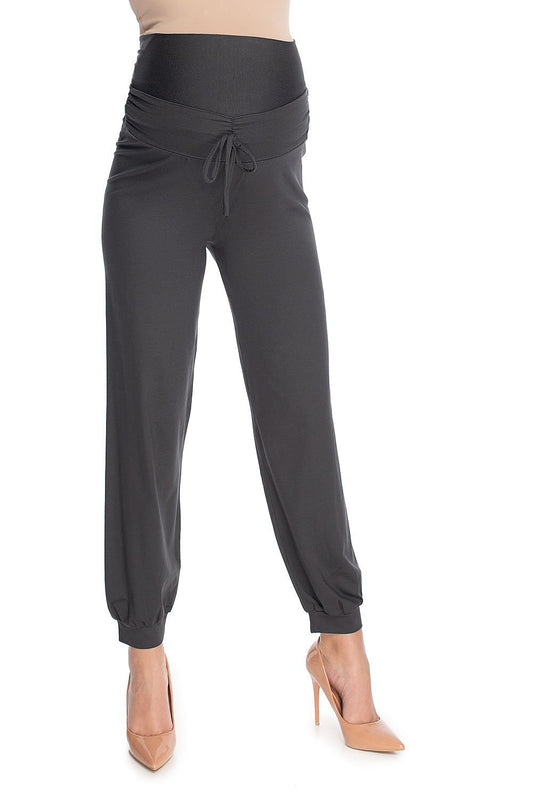 Women trousers model 147529 Grey by PeeKaBoo - Sweatpants