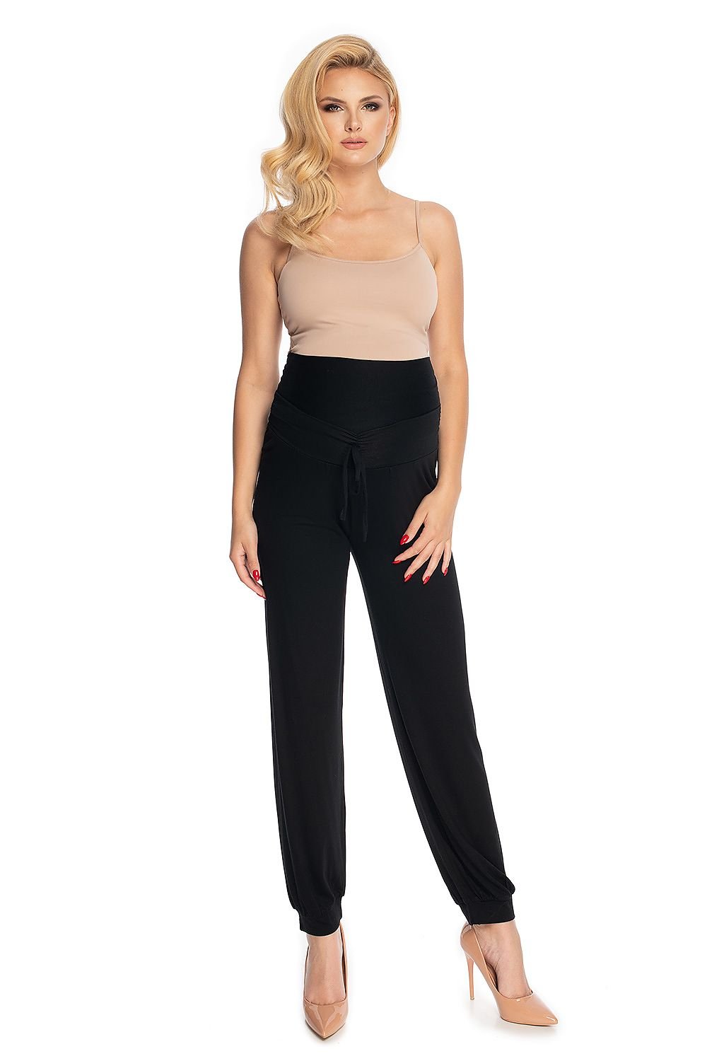 Women trousers model 147530 Black by PeeKaBoo - Sweatpants