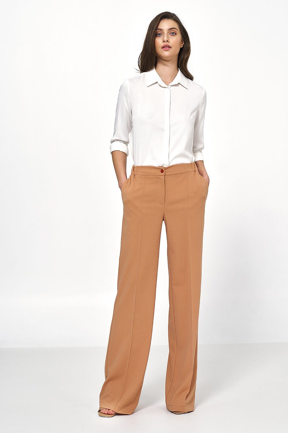 Women trousers model 177409 Brown by Nife - Women’s Trousers