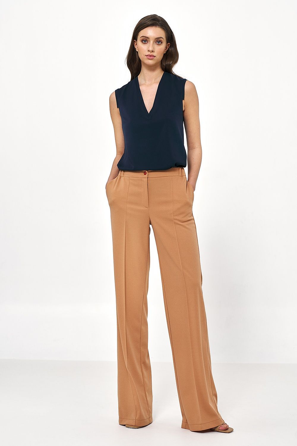 Women trousers model 177409 Brown by Nife - Women’s Trousers