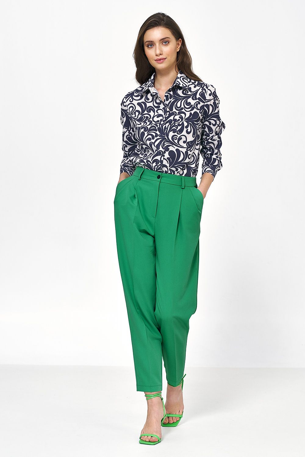 Women trousers model 178005 Green by Nife - Women’s Trousers